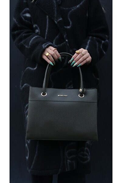 mıchael polo Michael Polo Kadın El Kol Ve Omuz Çantası Çıt Çıt Detaylı