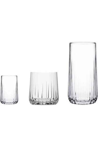 Paşabahçe Nova 18 Piece Transparent Water Set - 045oa
