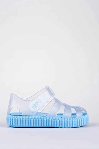 IGOR Nico Cristal S10290 - Διάφανα μπλε σανδάλια για παιδιά