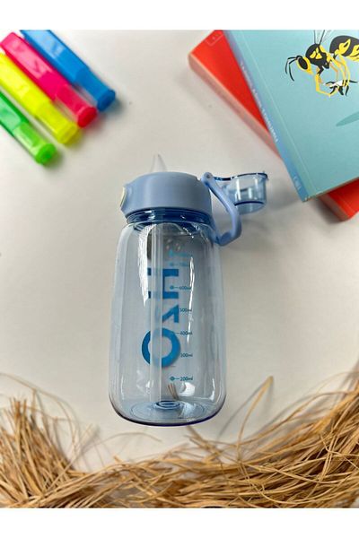 Tohana H20 Colorful Polycarbonate Sports Sports Water Bottle with Straw Children's Junior Water Bottle Water Bottle Water Bottle 1000ml