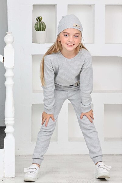 KAMİKAM Κοστούμι καμιζόλ 3 τεμαχίων για κορίτσι - με καπέλο και ελαφρύ στήριγμα