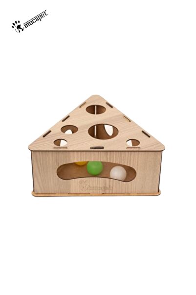 MUCAPET Wooden Cat Toy Cat Fun