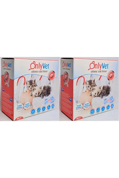 OnlyVet Natural Tozsuz Kedi Kumu Clinic Kedi Kumu Premium kedi kumu 8 litre 2...