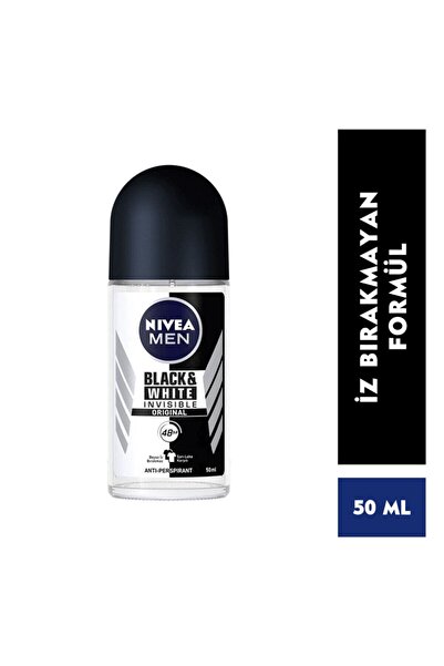NIVEA Men Invisible Black And White Power Erkek Roll-on 50 ml