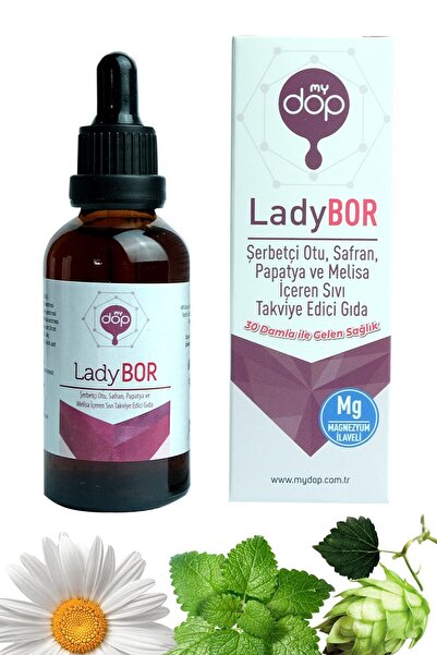 mydop Ladybor Şerbetçi Otu, Safran, Papatya Ve Melisa Içeren Takviye Edici Sıvı Gıda 50 ml