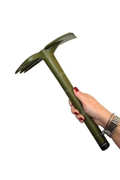 ToXA Çapa Kazma 30cm Yeşil Plastik Bahçe Saksı Toprak Çapası Bitki Çiçek El Çapalama Bakım Aleti