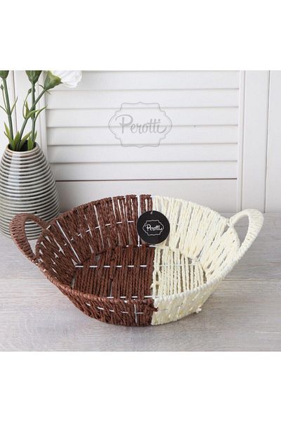 GUNES ZUCCACIYE Wicker Look Round Bread Basket