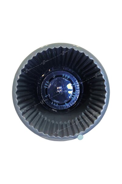 ToXA 1.4 Litre Pudra Pembe Antrasit 2 Parça 2 Renk Plastik Dekoratif Piyano Saksı No3 Ø14,9x12,6cm