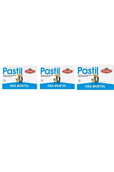 Otacı Oka Mentol Pastil 16 Adet 3 Kutu