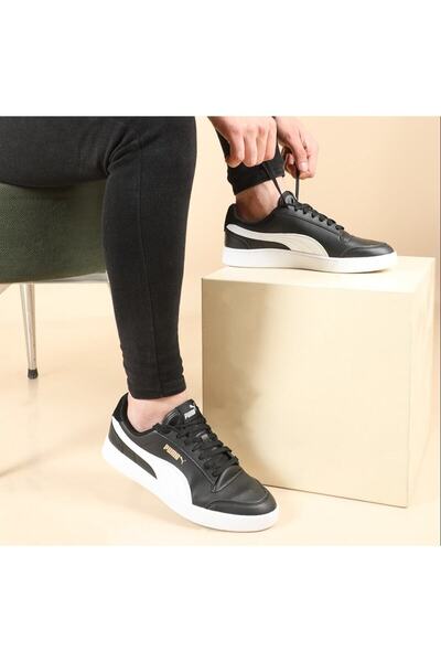 Puma Pantofi sport negri Shuffle pentru bărbați 309668 04