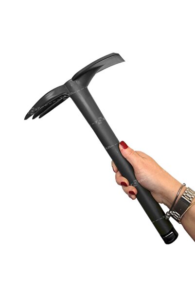 ToXA Çapa Kazma 30cm Antrasit Plastik Bahçe Saksı Toprak Çapası Bitki Çiçek E...