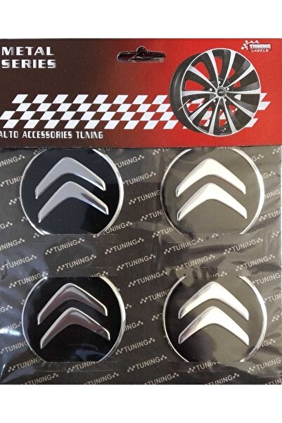 ALTAŞ Citroen Alüminyum Yapıştırma Jant Göbeği 4 Lü 55mm