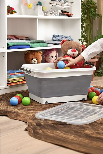 Milenay 30lt Wheeled Space-winning Magic Foldable Storage Container