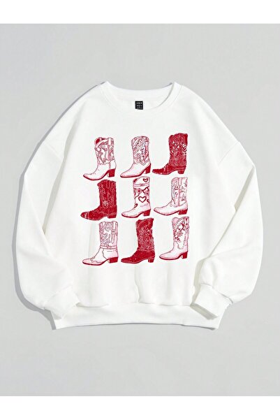 Jose Clothing Βιολογικό βαμβάκι - με τύπωμα oversized Φούτερ