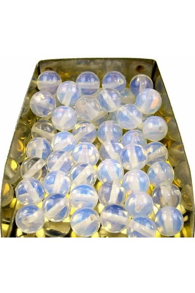 eHediyecim Φυσική Πέτρα Opal Sphere Cut - 6 mm - 30 Τεμάχια