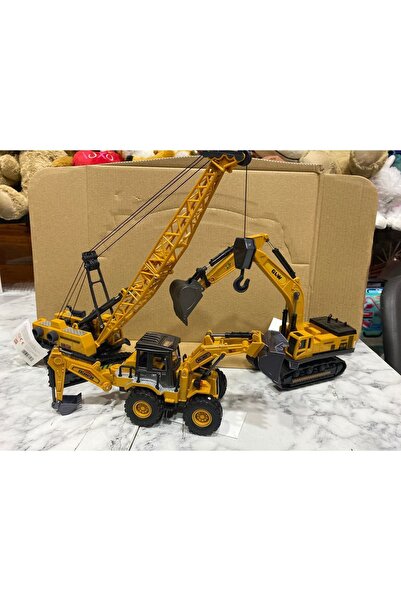 liss çarşı Metal Aksamlı Dev Vinc,Ekskavatör ve Buldozer Kepçe  Ultra Kalitel...