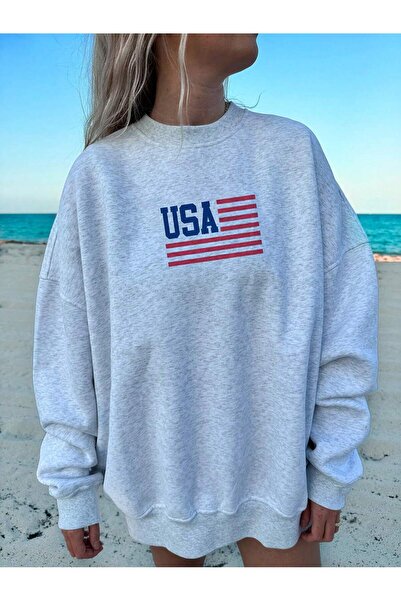 Jose Clothing Βιολογικό βαμβάκι - με τύπωμα oversized Φούτερ