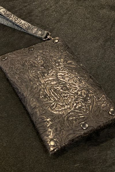 MAT Deri Genuine Leather Women's Clutch Bag - Shoulder and Thin Wrist Strap