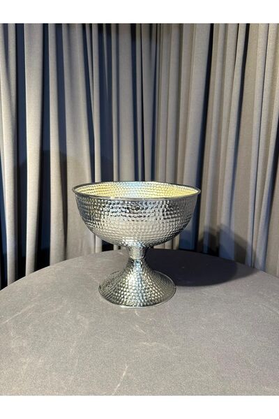 organizasyon outlet Gümüş Dövme Vazo Dekarasyon