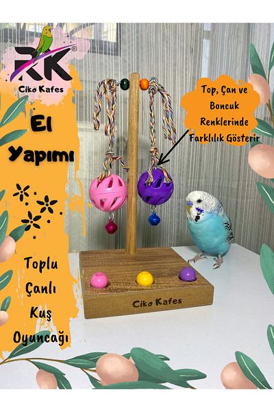 Ciko Kafes Attractive Bird Toy with Table Top