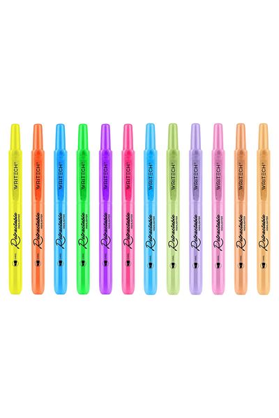 SEYFİKİRTASİYE High Quality - America Manufacture Printed Phosphorus Pencil, Neon and Pastel Colors