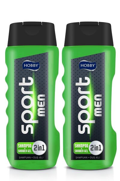 Hobby Men 2in1 Sport - Shower and Gel Shampoo 400 Mlx2