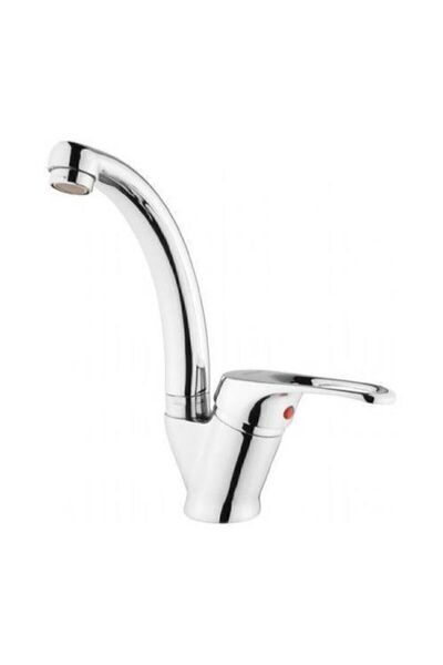 Arya 5 Yıl Garantili Aç Kapa Uzun Kuğu Mutfak Eviye Lavabo Batsı (sıcak Soğuk Girişli)