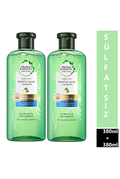 Herbal Essences Sülfatsız Nem Aleo Bambu Özlü 380mlx 2adet