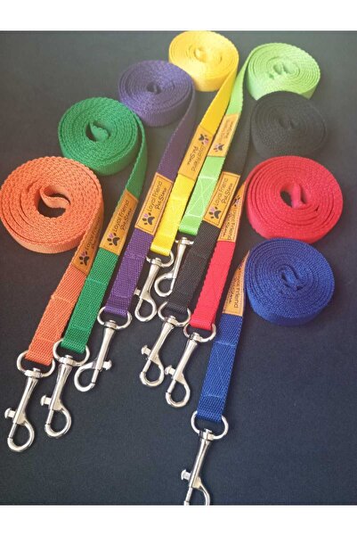 Loyal Friend Store köpek sevk kayışı (gezdirme)8li set sarı mor turuncu yeşil siyah kırmızı neon yeşili koyu mavi