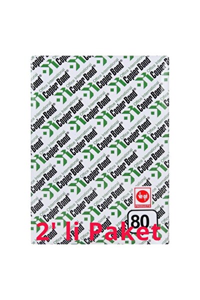 Copier bond A4 80 Gr/m² 1000 Adet Fotokopi Kağıdı (2' Li Paket)