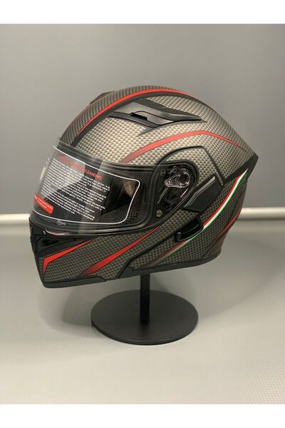 JK20 Jk-902 Güneş Vizörlü Çene Açılır Kask B1