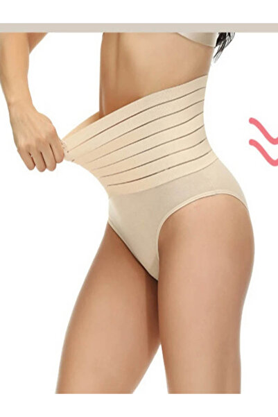 KEMSON Corset pentru chiloți de recuperare fără urme de culoarea pielii - Fermește abdomenul și burta