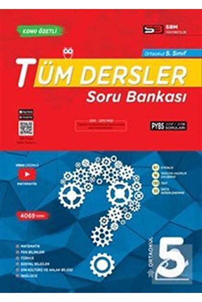 Sbm Yayıncılık 5. Sınıf Tüm Dersler Soru Bankası