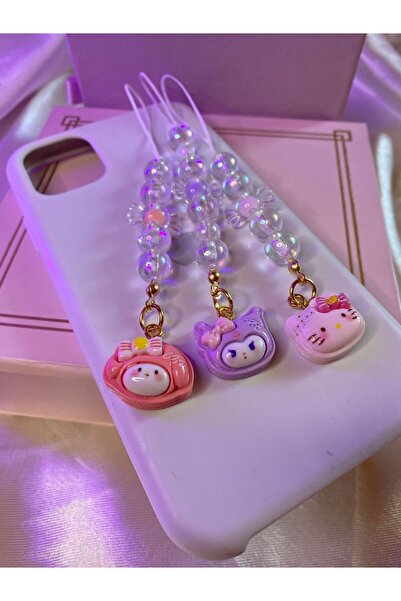 SANRIO El yapımı 1 ADET ,kuromi/mymelody/hellokitty , sanrıo karakterli telef...