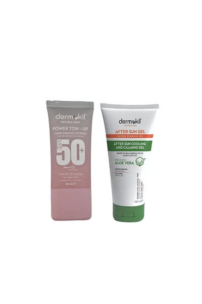 Dermokil Sunscreen Face Cream - Skin Tone Equalizing, Cooling and Relaxing Gel 50ml and 100ml