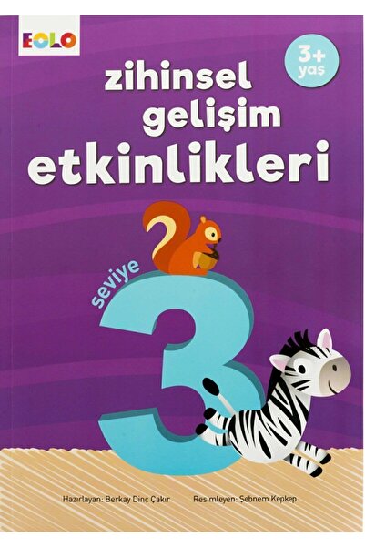 eolo yayınları Zihinsel Gelişim Etkinlikleri 3 + Yaş  Seviye 3