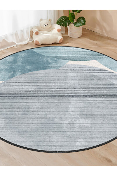 blcmoda Modern Design Woven Base - Washable Non-Slip, Round Carpet Rug Rug Rug-287