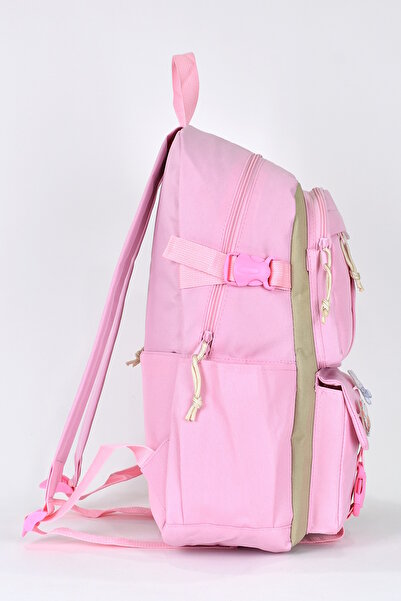 ELATAE Unisex Orthopedic Primary School Korean Model Backpack - Multi-Compartment, Luxury Fabric 1480