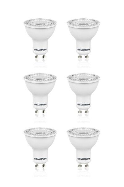 Sylvania 4.2w Gu 10 Ilık Beyaz Led Çanak Ampul 6 Lı Paket 4000k 0027434