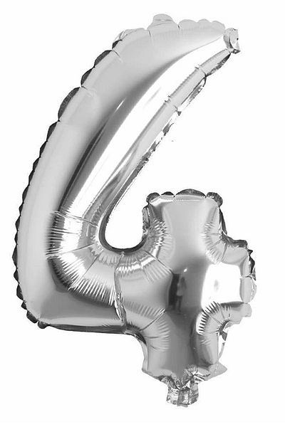 DÜVENCİ TİCARET Foil 4 Number Balloon