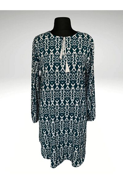 sinankardeşler Mother's Tunic - Burlap Patterned Women's Tunic