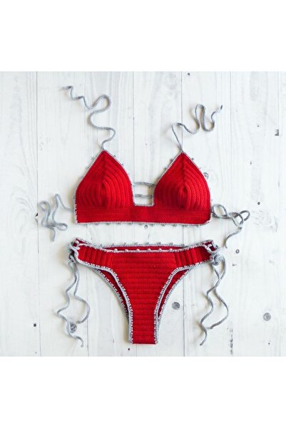 MAJOR ÇANTA VE AYAKKABI مجموعة البكيني المحبوكة الكروشيه الرئيسية