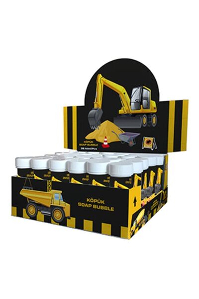 parti sürprizi Inşaat Partisi Iş Makineleri Köpük Baloncuk 6 Adet