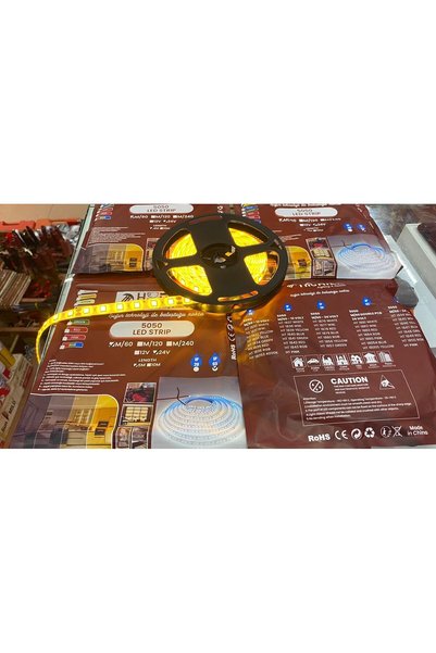 POLATLI OTO AKSESUAR HıgHtek ( 5 Metre ) Şerit Led Lamba 24v