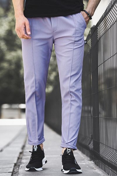 Oksit Ανδρική φούτερ Norris Double Leg Ribbed Slim Fit