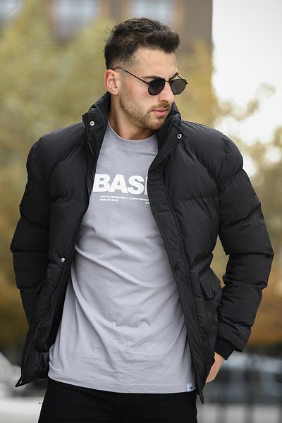 Oksit Mattia Skirt Δερμάτινο Λεπτομερές Fleece Εσωτερικό Αδιάβροχο Ανδρικό Παλτό