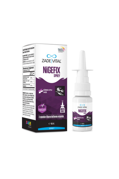 Zade Vital Nigefix Çörek Otu Yağı İçeren Nazal Sprey 15 ML