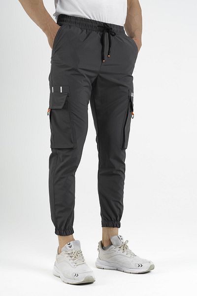 Oksit Ανδρική φόρμα γυμναστικής Pietro Slim Fit Court Parachute στο κάτω μέρος με τσέπη Cargo
