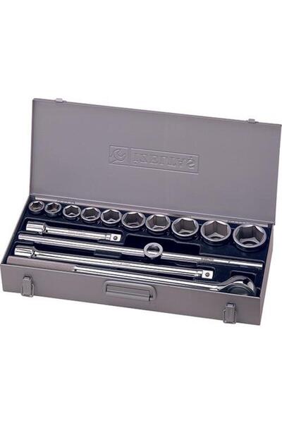 İzeltaş İzeltaş 1119 00 6114 3/4" Socket Set Six Corners (14 Pieces mm)