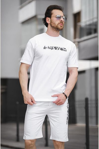 Oksit Set de tricou Guido Chiness pentru bărbați, cu imprimeu în față și în spate